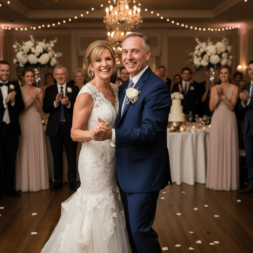 Tanzendes Hochzeitspaar
